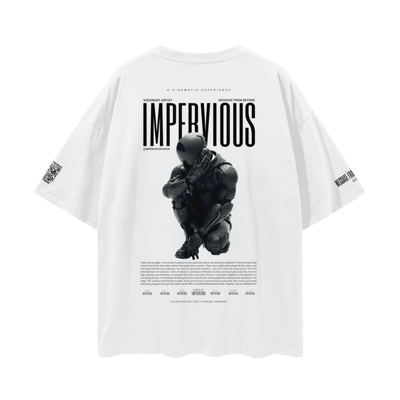 IMPERVIOUS Loose Drop Shoulder T-Shirt
