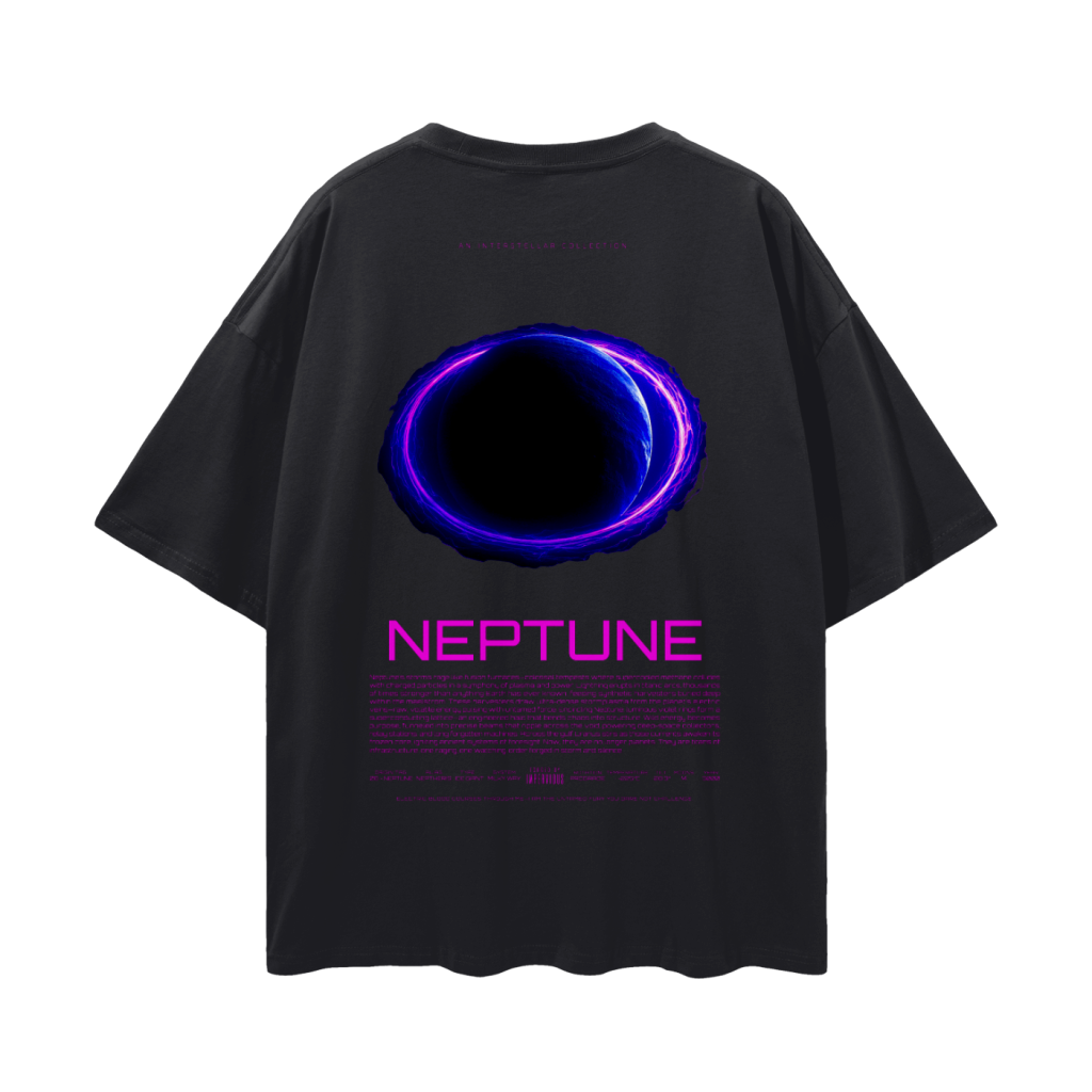 Neptheris Oversize Deep Drop Shoulder Tee