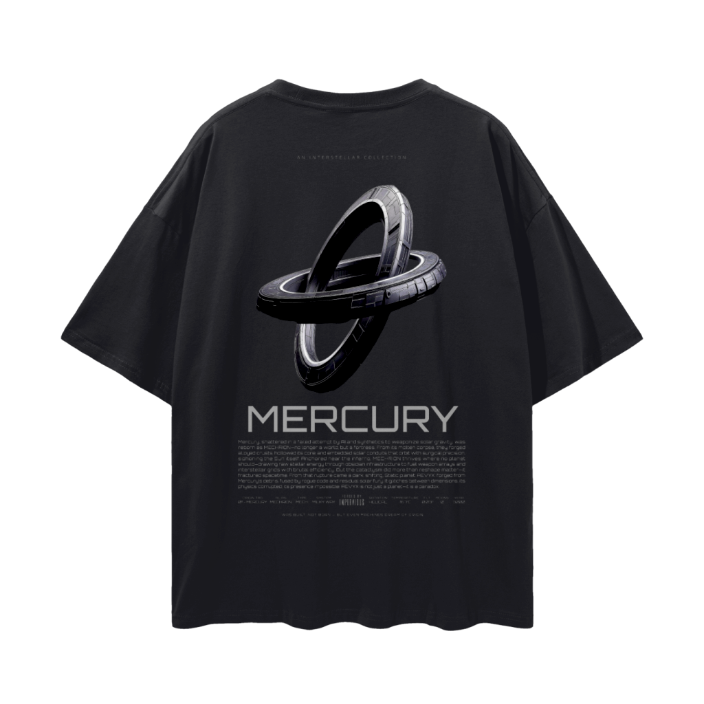 Mechrion Oversize Deep Drop Shoulder Tee