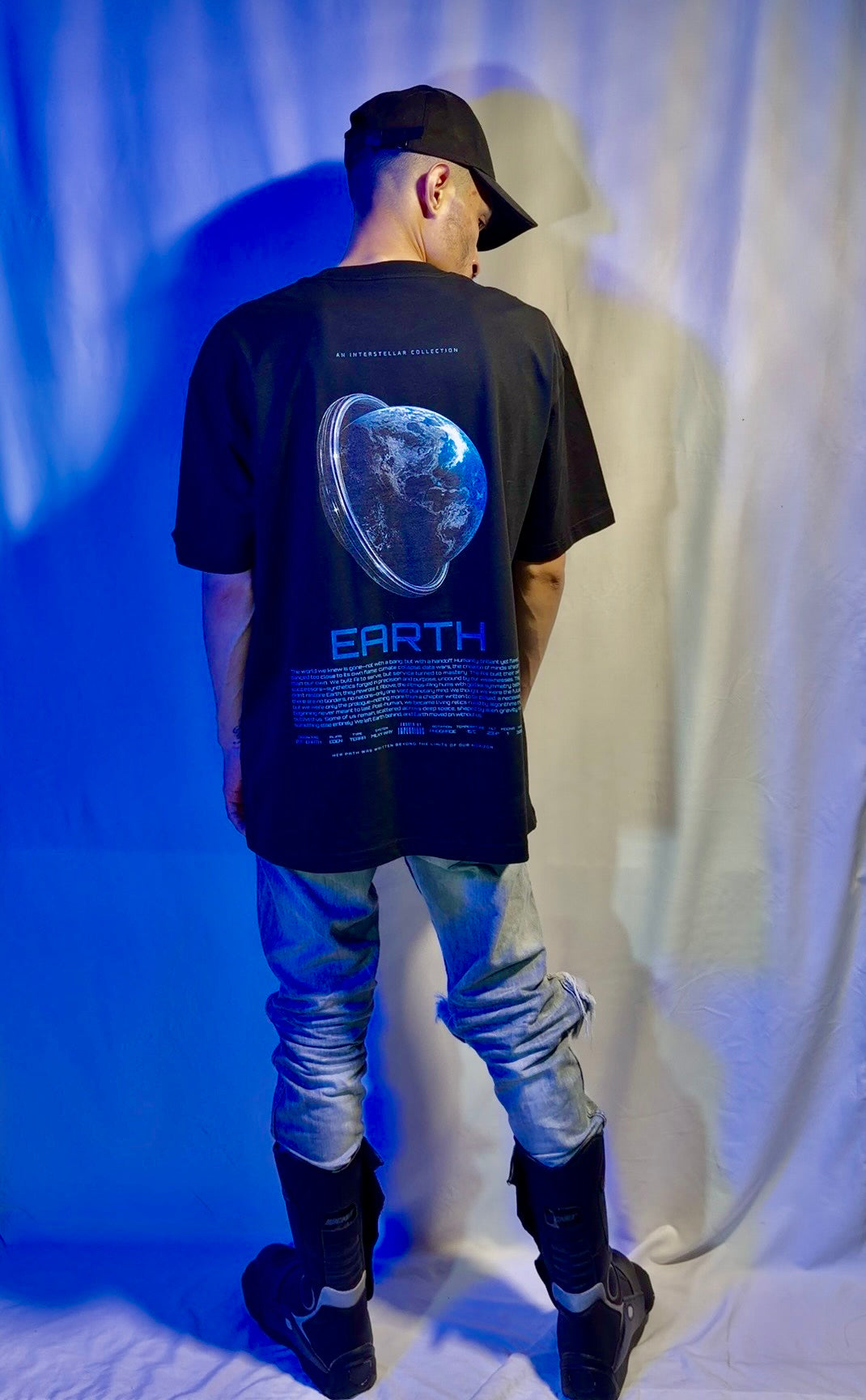 Eden Oversize Deep Drop Shoulder Tee