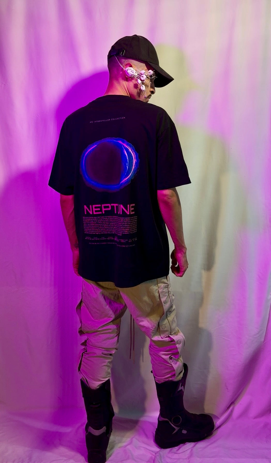 Neptheris Oversize Deep Drop Shoulder Tee