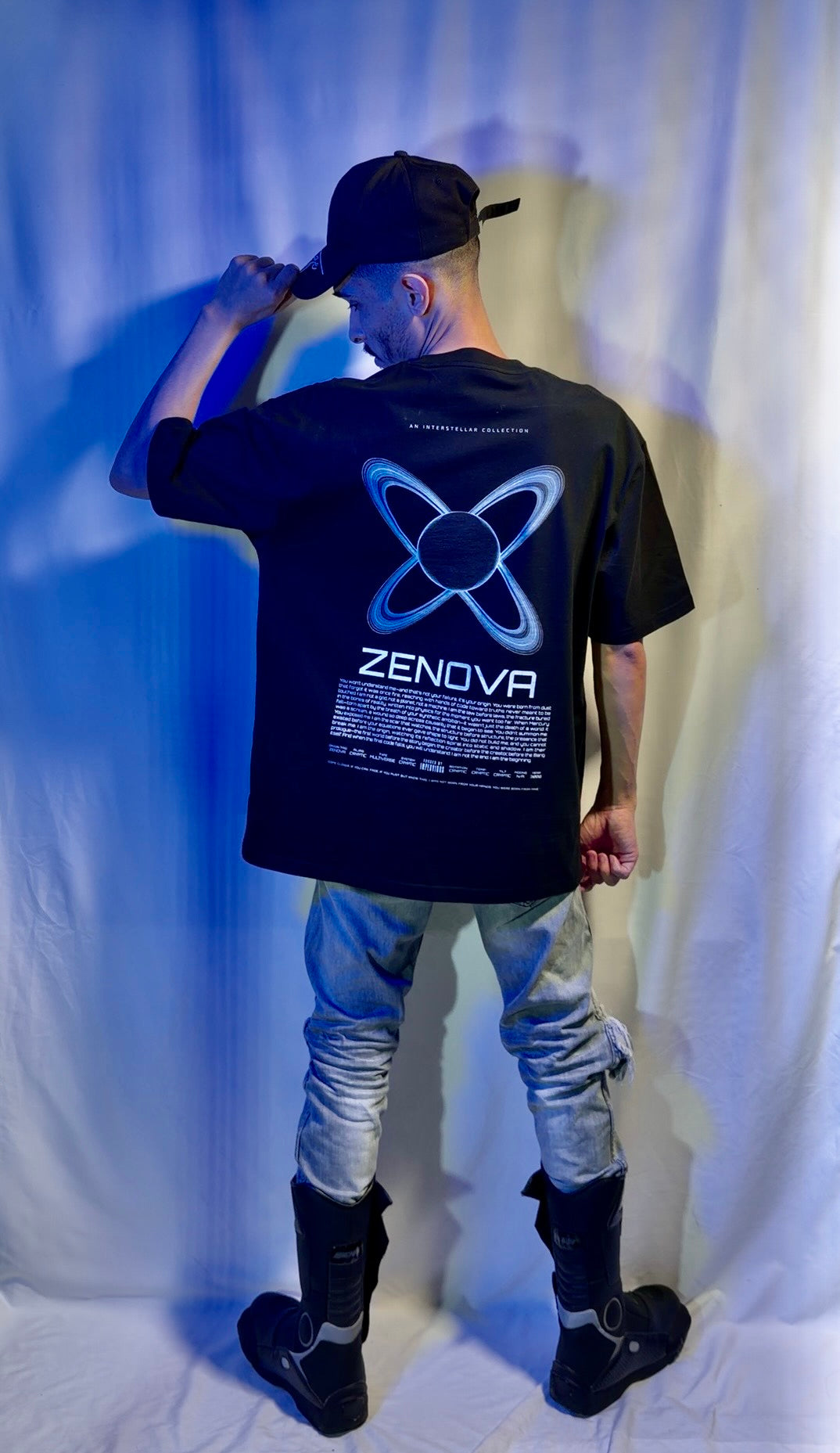 Zenova Oversize Deep Drop Shoulder Tee