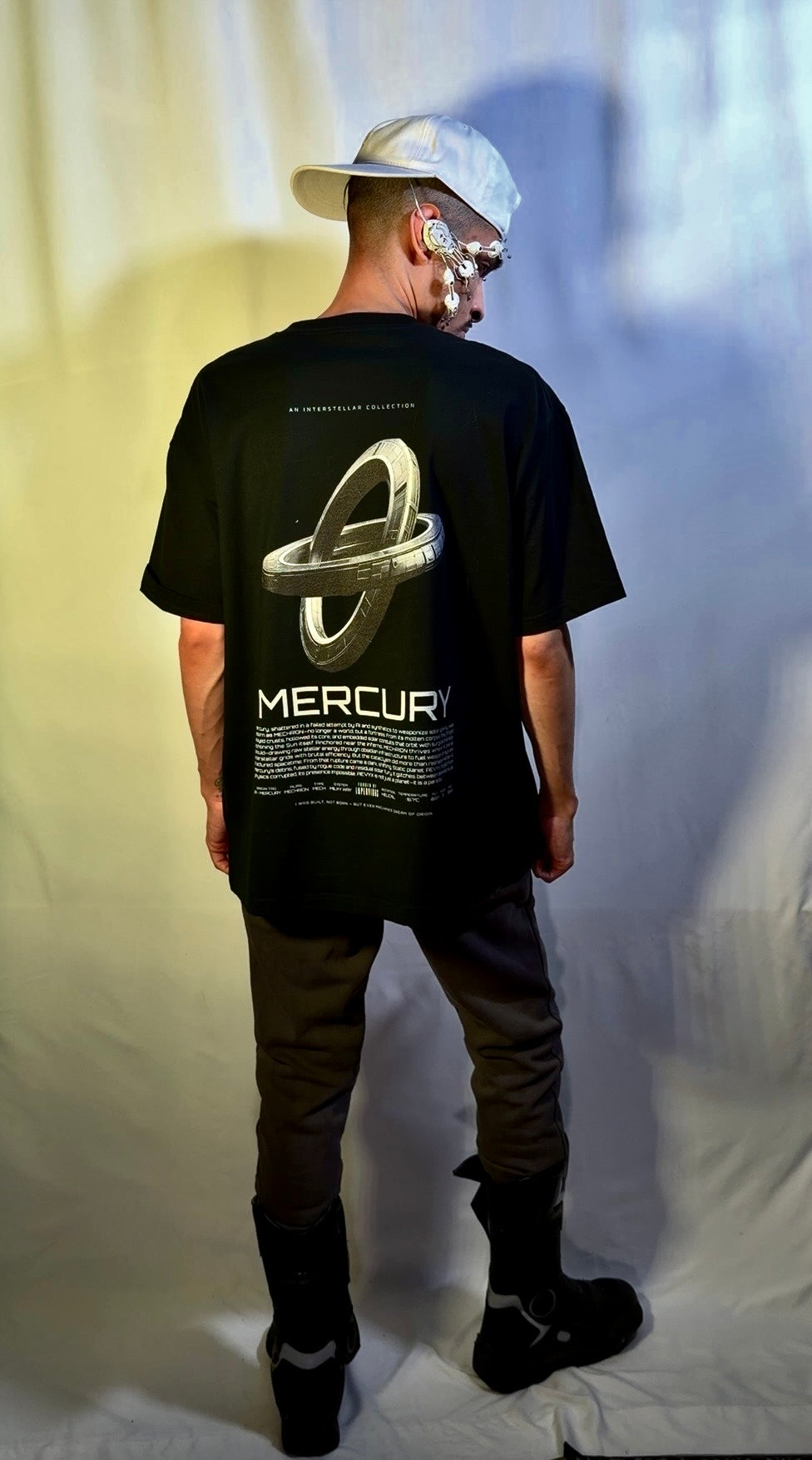 Mechrion Oversize Deep Drop Shoulder Tee