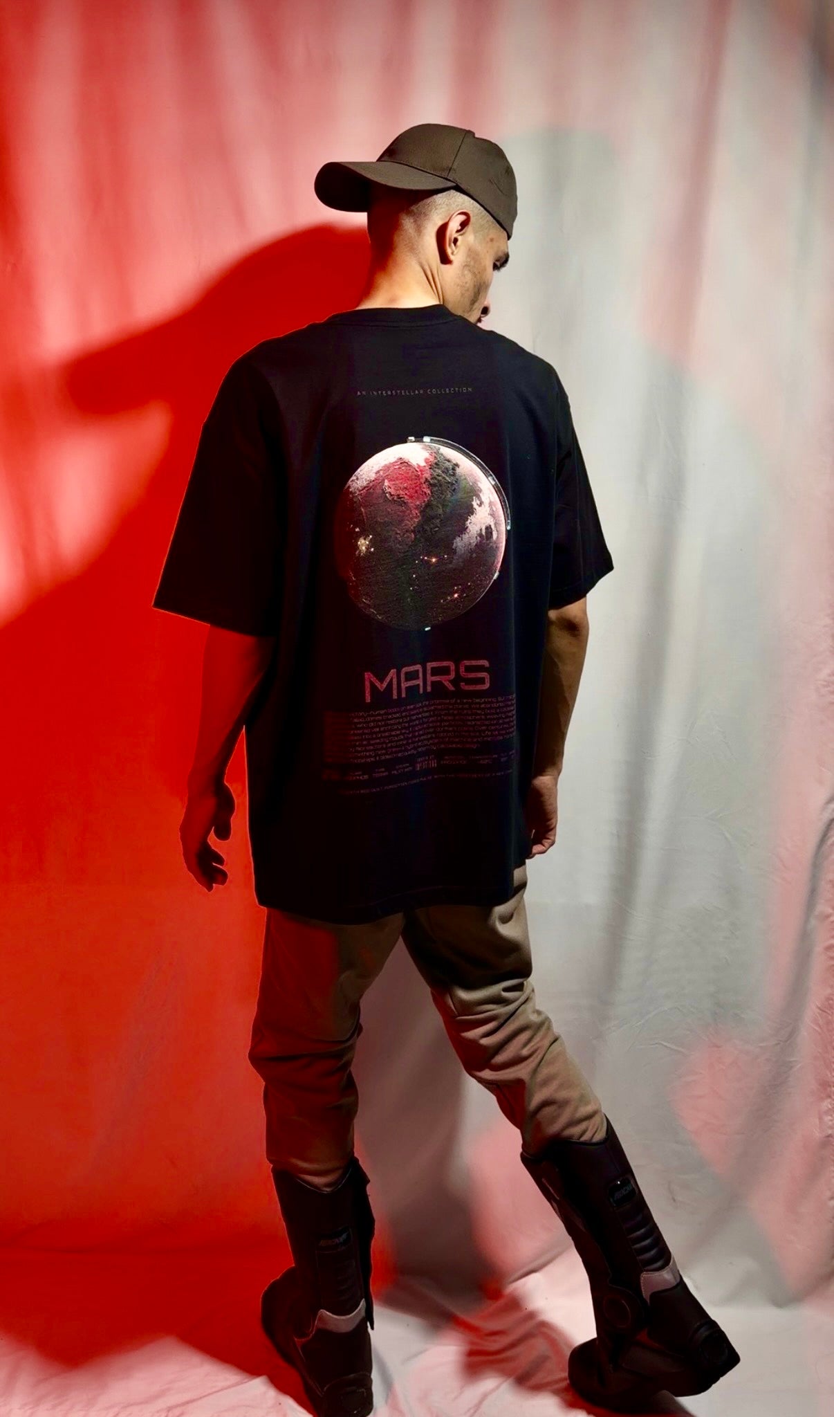 Morphos Oversize Deep Drop Shoulder Tee