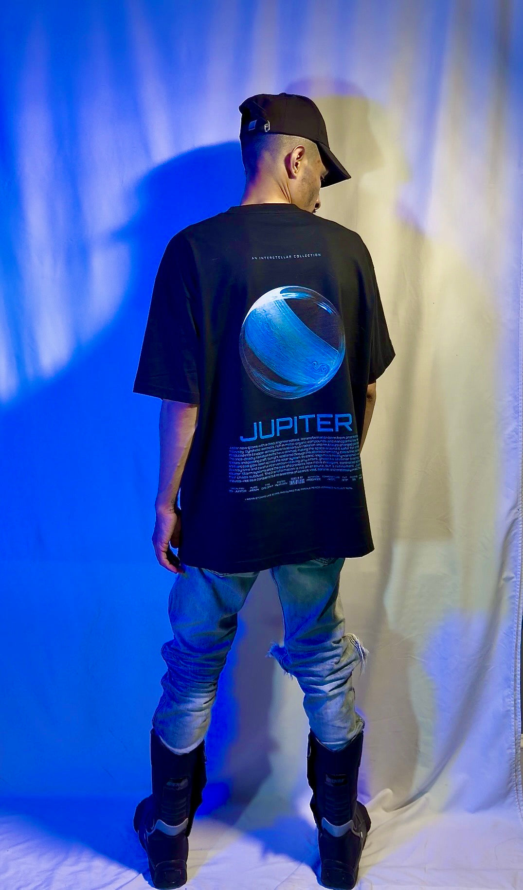 Jarion Oversize Deep Drop Shoulder Tee