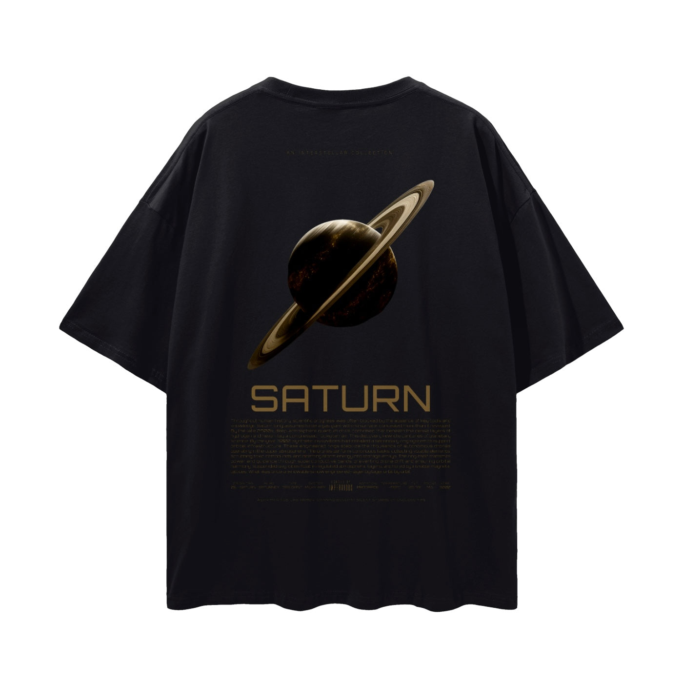 Saturnex Oversize Deep Drop Shoulder Tee