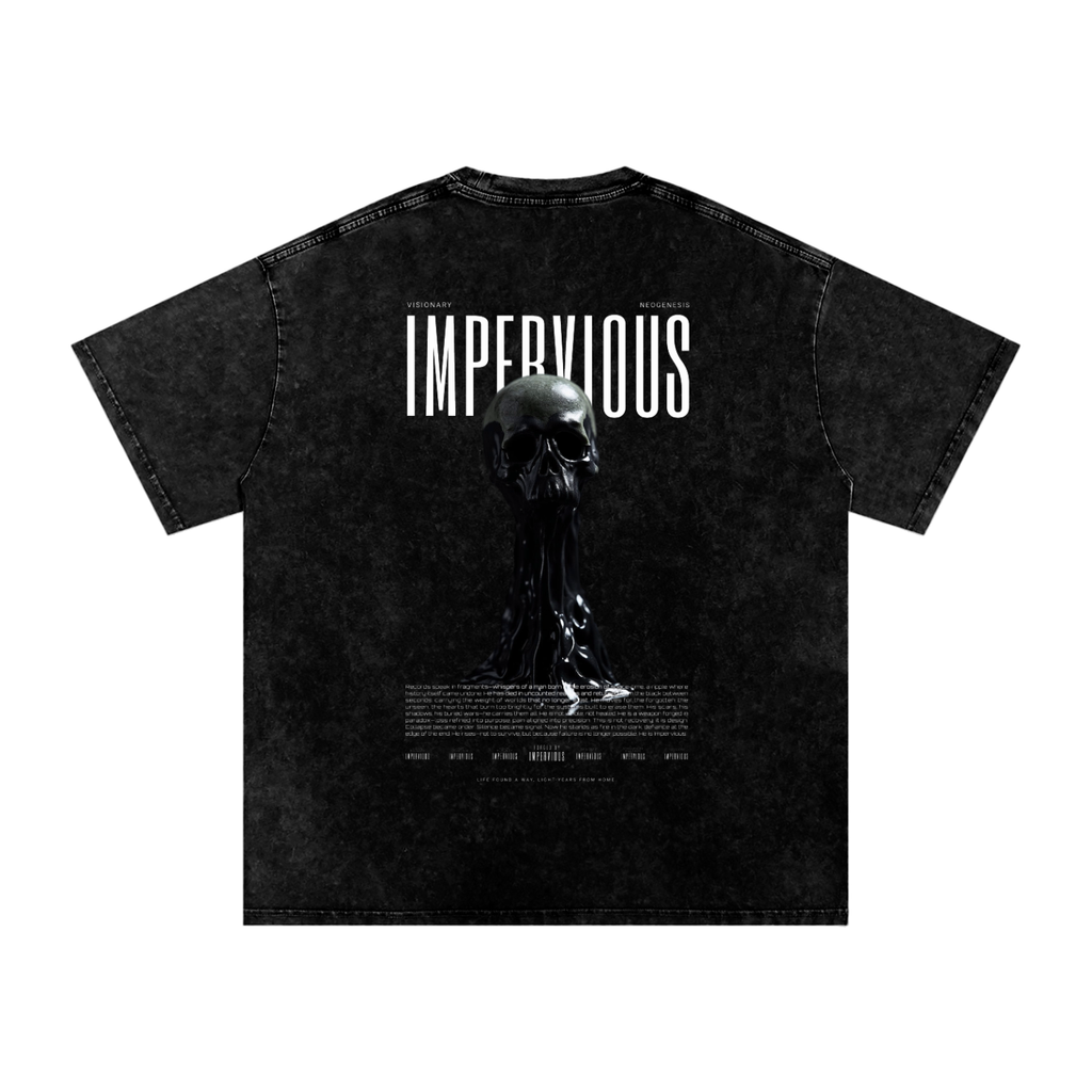 Lattice Acid Wash Oversize Founder T-Shirt