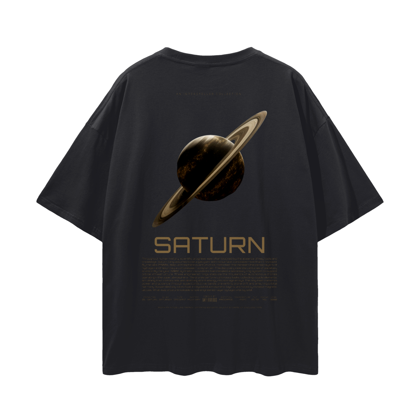 Saturnex Oversize Deep Drop Shoulder Tee