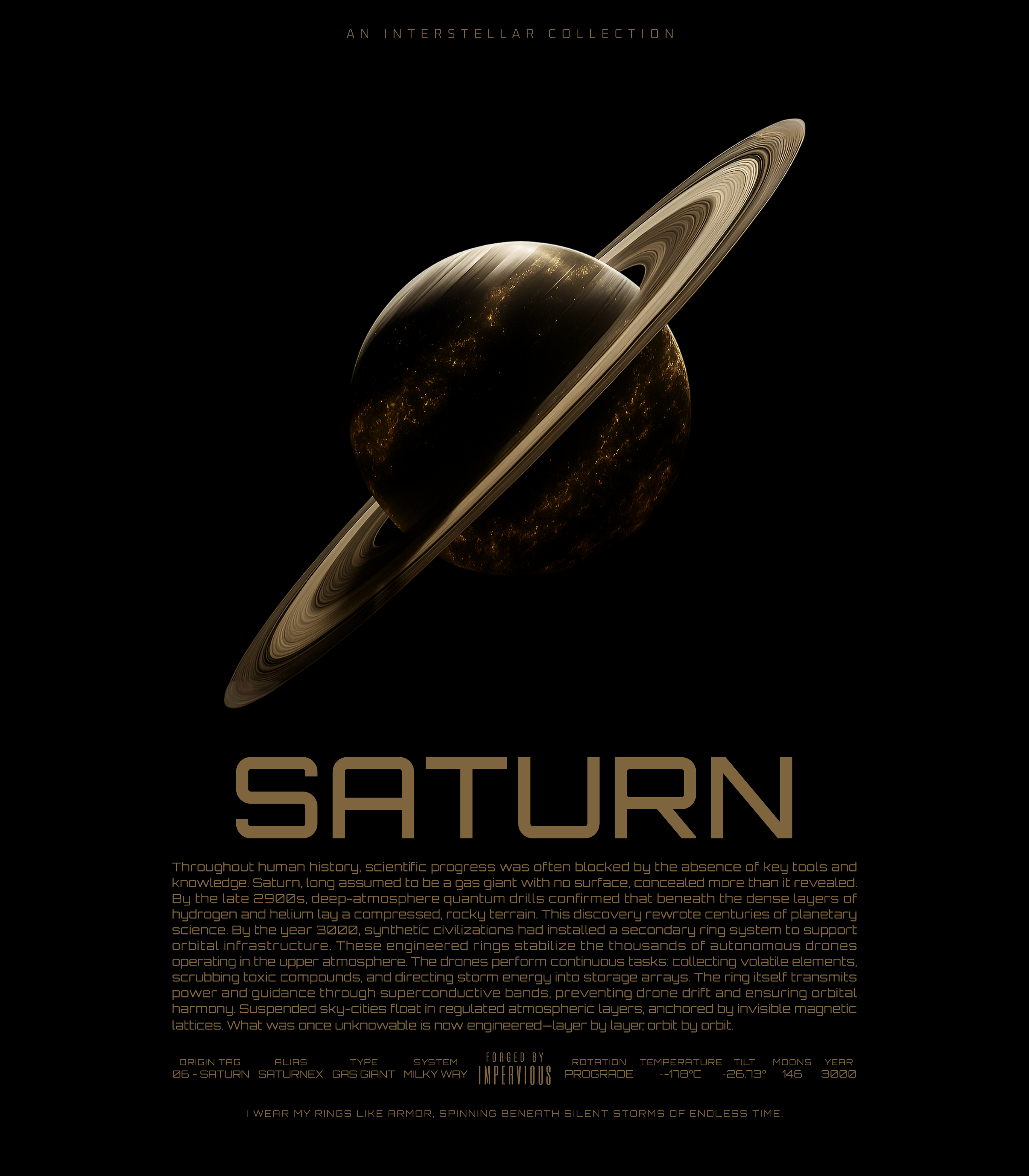 Saturnex Oversize Deep Drop Shoulder Tee