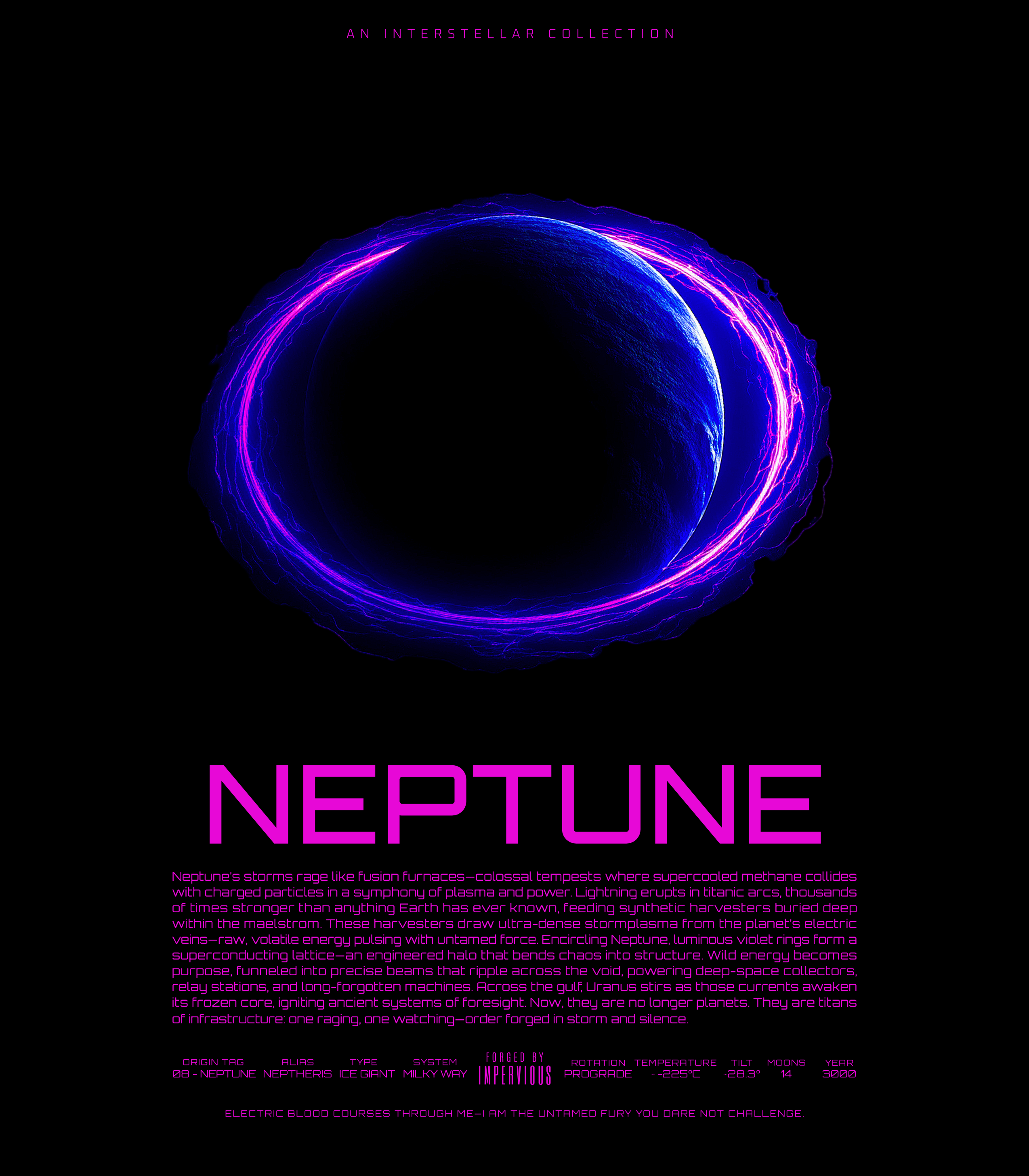 Neptheris Oversize Deep Drop Shoulder Tee
