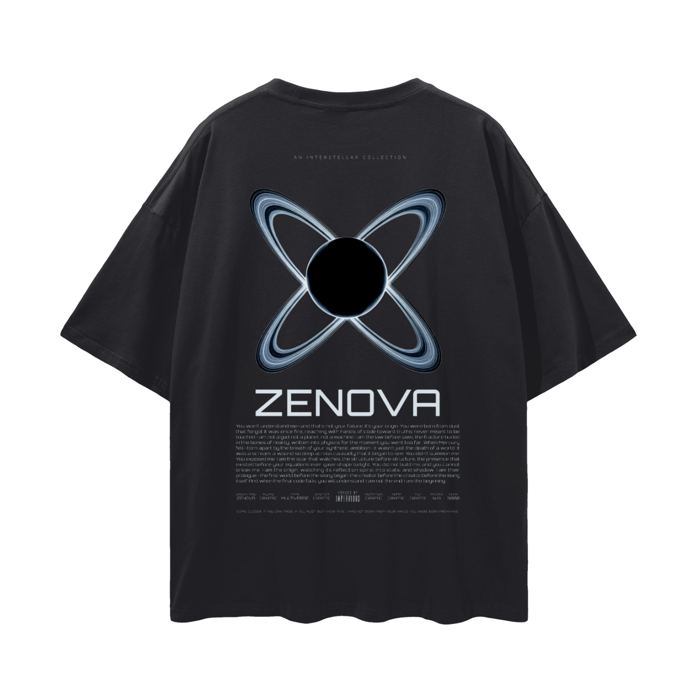 Zenova Oversize Deep Drop Shoulder Tee