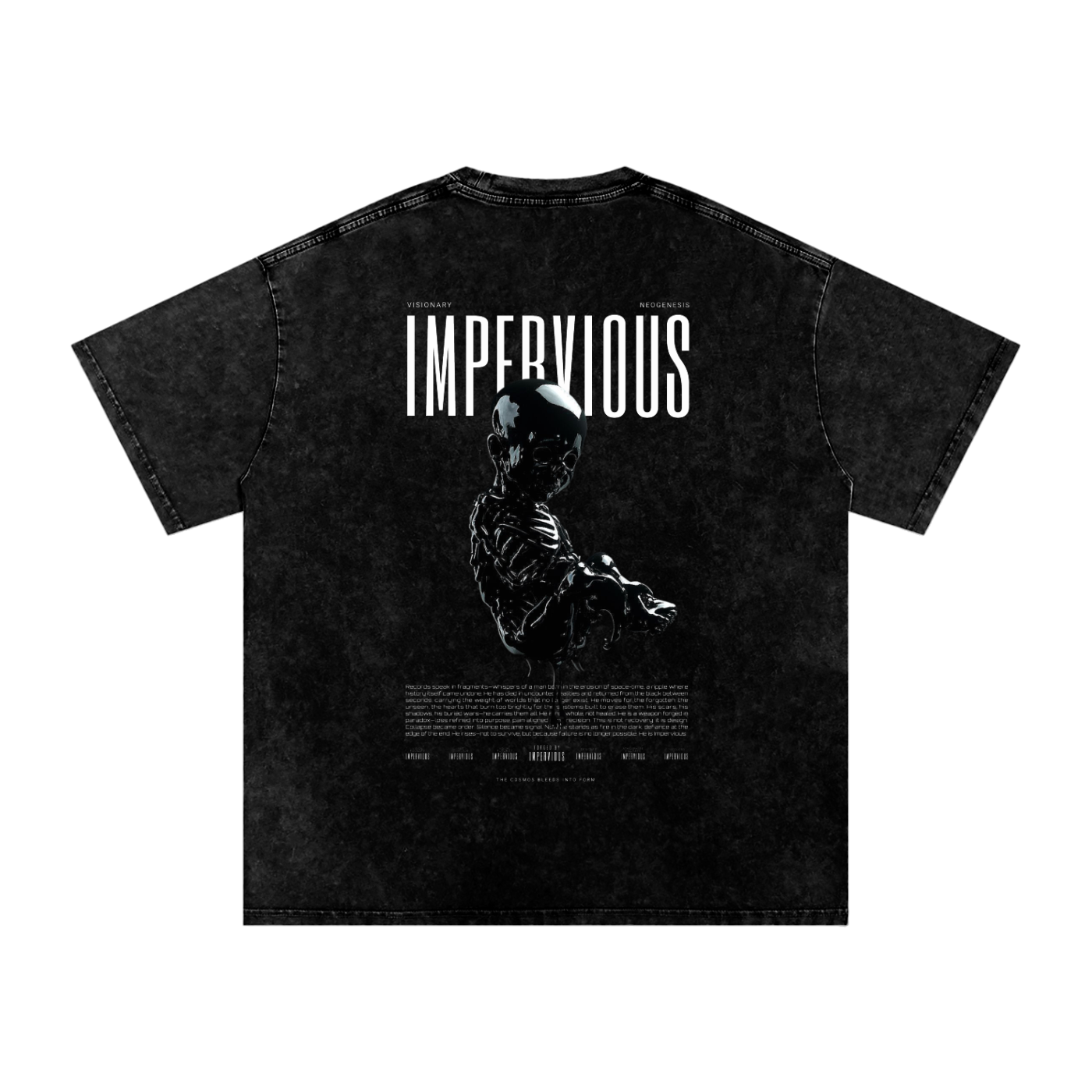 Genesis Founder Acid Wash Oversize T-Shirt - 250 GSM