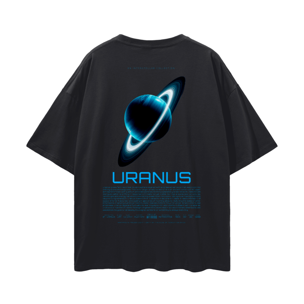 Ura Oversize Deep Drop Shoulder Tee